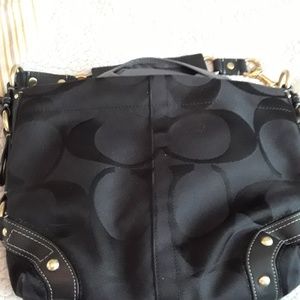 Coach Black Carly Shoulder Bag